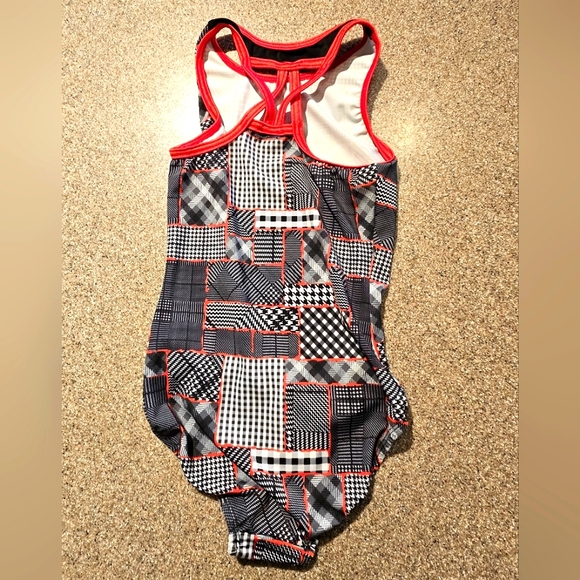 GK Patchwork Patterns Workout Leotard CL - Picture 3 of 6